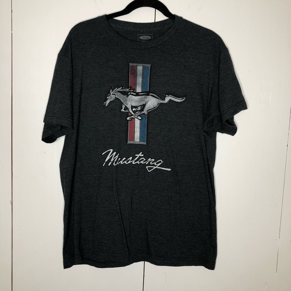 Ford Mustang dark gray T-shirt, size L